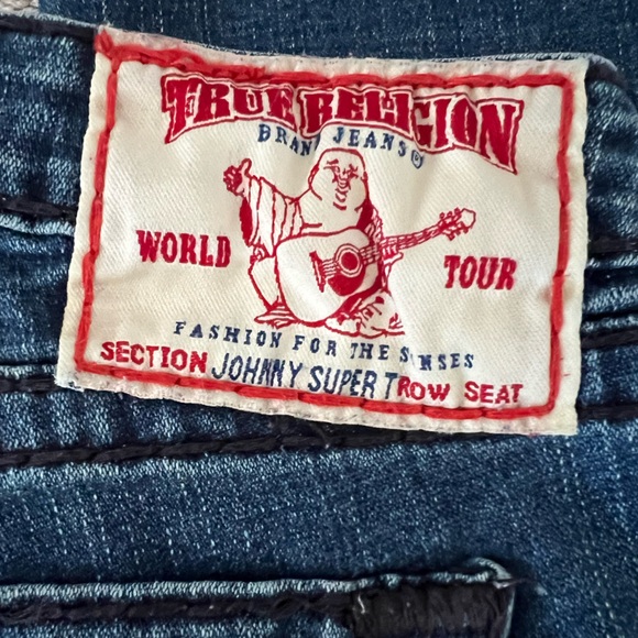 TRUE RELIGION “JOHNNY SUPER T” LOW RISE JEANS! - Picture 7 of 9